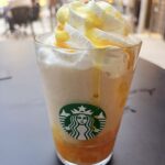 オリエンタルマンゴー＆ティーフラペチーノでホッと一息