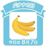 今日はなんの日『バナナの日』